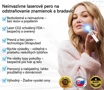 Bikenda® Neinvazívne laserové pero na odstránenie znamienok a bradavíc🔦